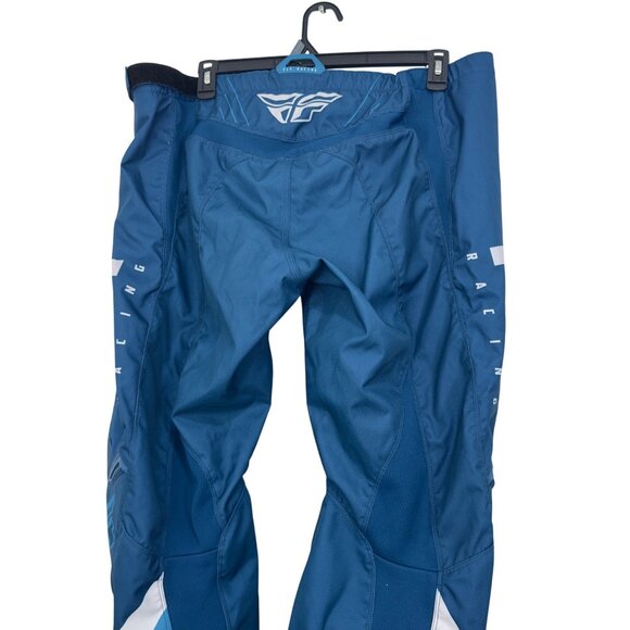 Fly Racing F-16 Blue Motocross Mens Pants Size 44 Lightweight Durable Design - Picture 10 of 14
